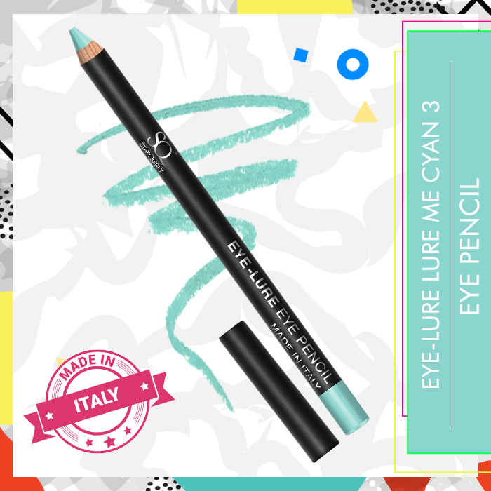 Buy Stay Quirky Eye Pencil - Eye-lure, Lure Me Cyan 3 (1.2g) - Purplle