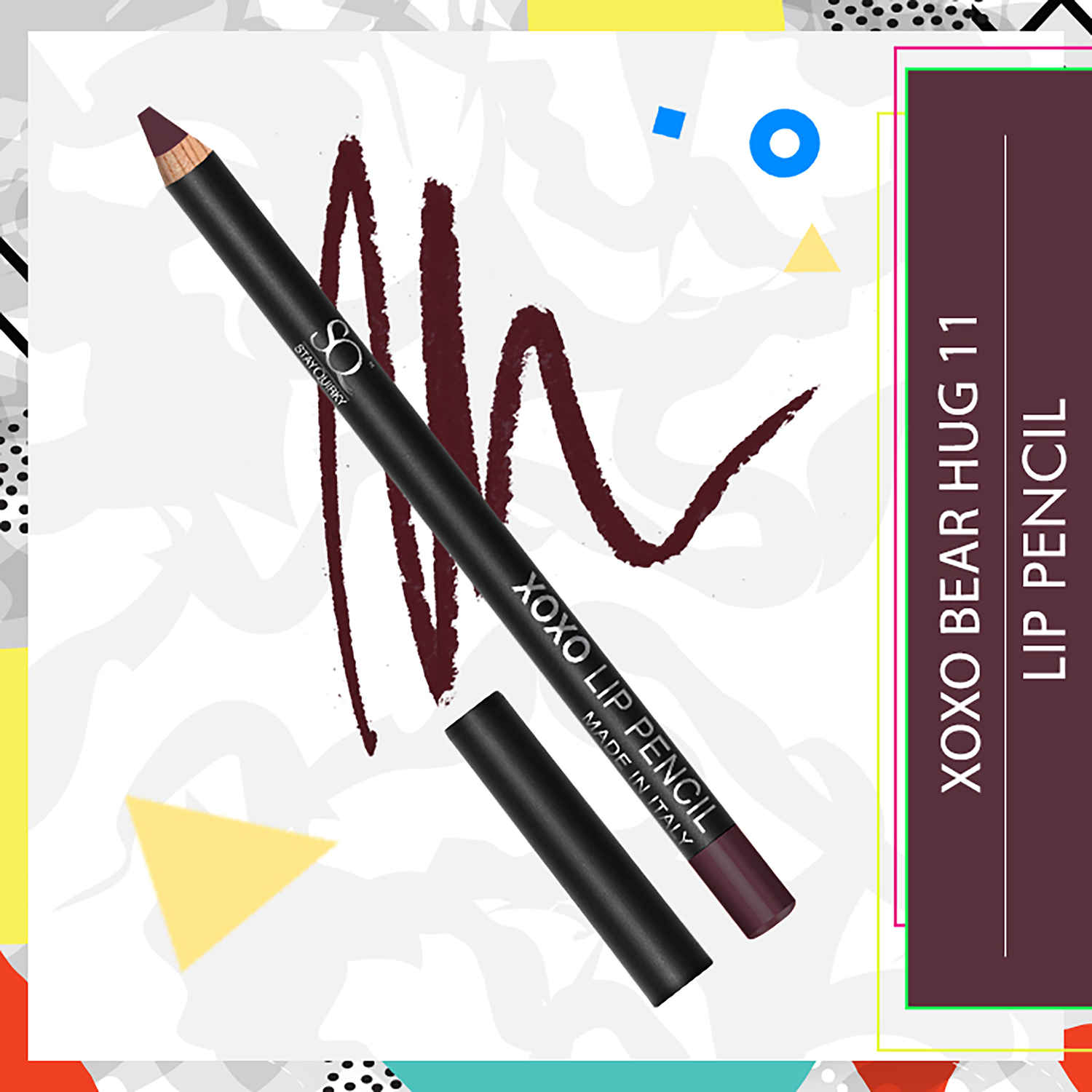 Buy Stay Quirky Lip Liner | Lip crayon | Lip Liner Pencil |Lipstick - XOXO Bear Hug 11 (1.2 gm) - Purplle