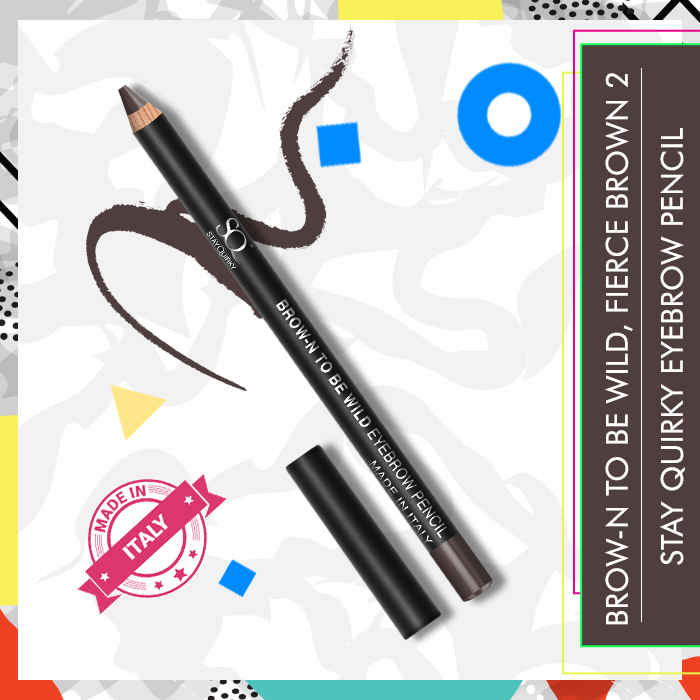 Buy Stay Quirky Eyebrow Pencil|For Fuller Brows| Smudge Free - Brow-n To Be Wild Fierce Brown 2 (1.2g) - Purplle