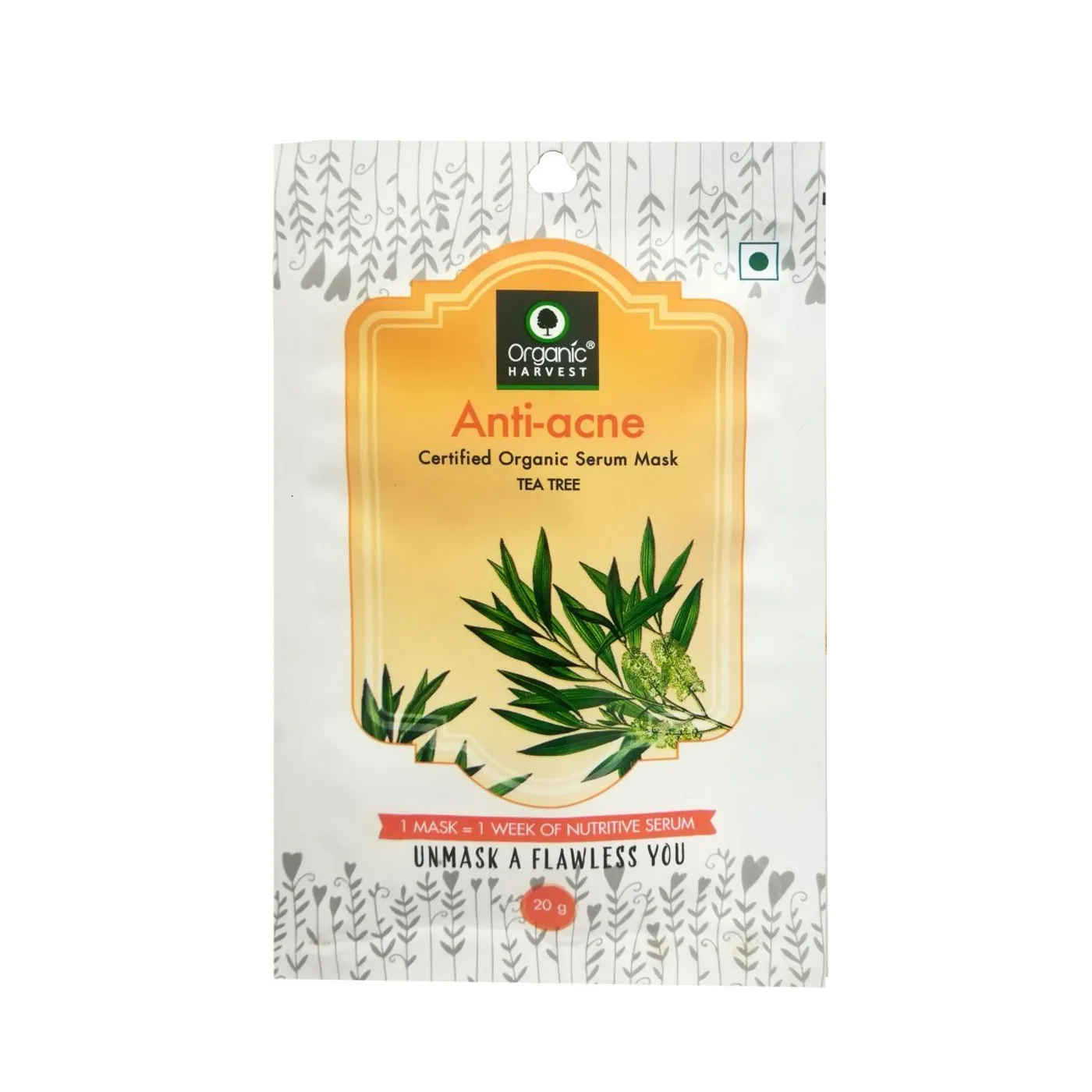 Buy Organic Harvest Anti-Acne Serum Sheet Mask Tea Tree - Purplle