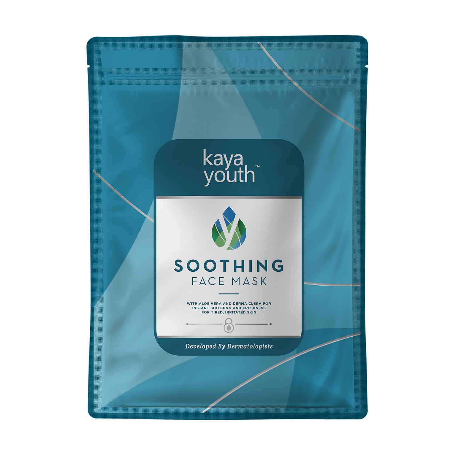 Buy Kaya Youth Soothing Face Mask, With Aloe Vera & Derma Clera for Instantly Soothing Tired, Irritated Skin, Developed by Dermatologists, 15 min Magic Mask, 1 piece - Purplle