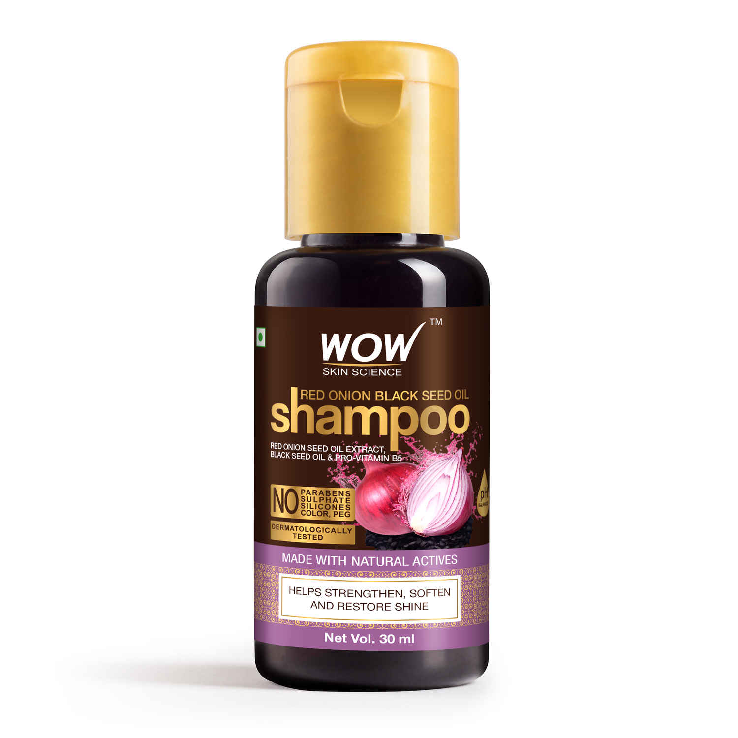 Buy WOW Skin Science Onion Shampoo (30 ml) - Purplle