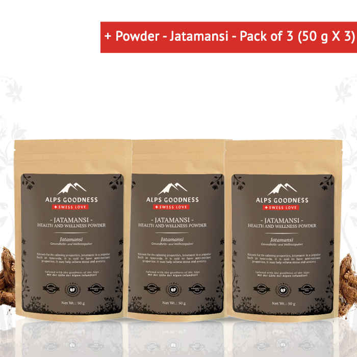 Buy Alps Goodness Powder - Jatamansi - Pack of 3 (50 g X 3) - Purplle
