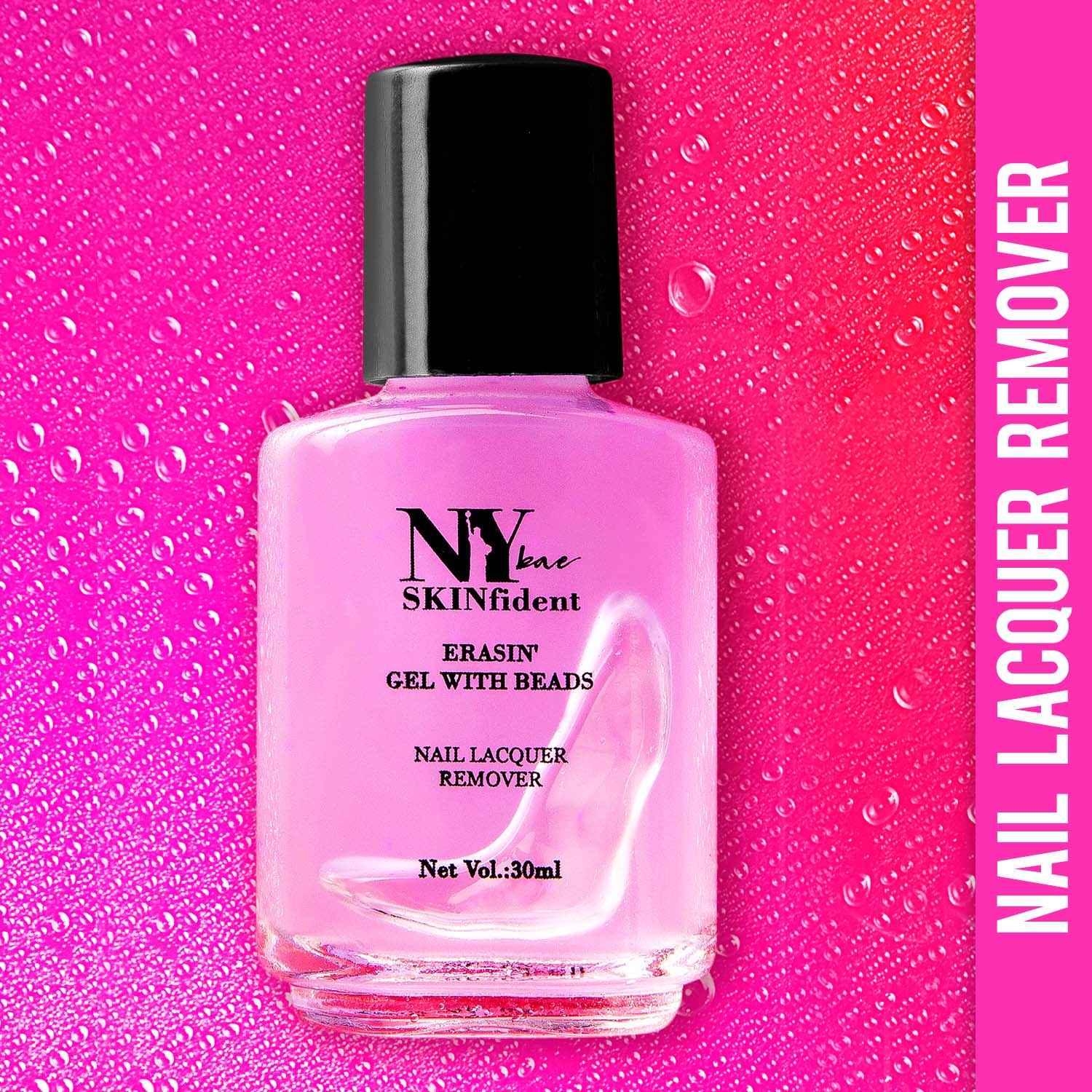 Buy NY Bae Erasin' Gel with beads Nail Lacquer Remover Pinky memories 1 (30 ml) - Purplle