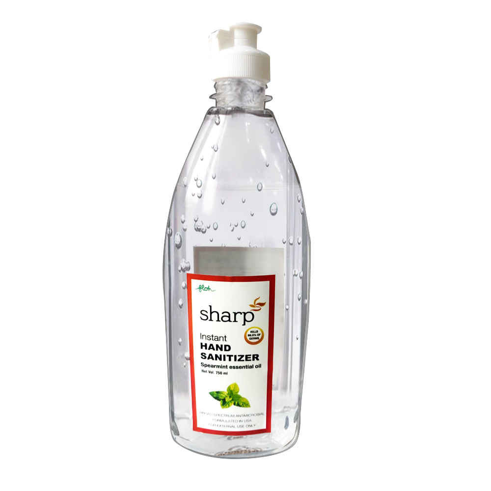 Buy FLOH Sharp Hand Sanitizer with 70% Alcohol (750 ml) Fliptop bottle - Purplle