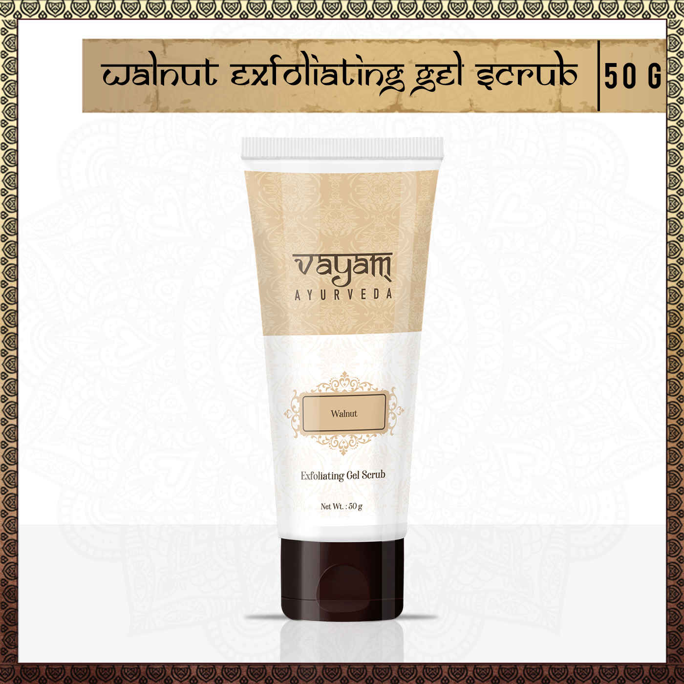 Buy Vayam Ayurveda Walnut Exfoliating Gel Scrub (50 g) - Purplle