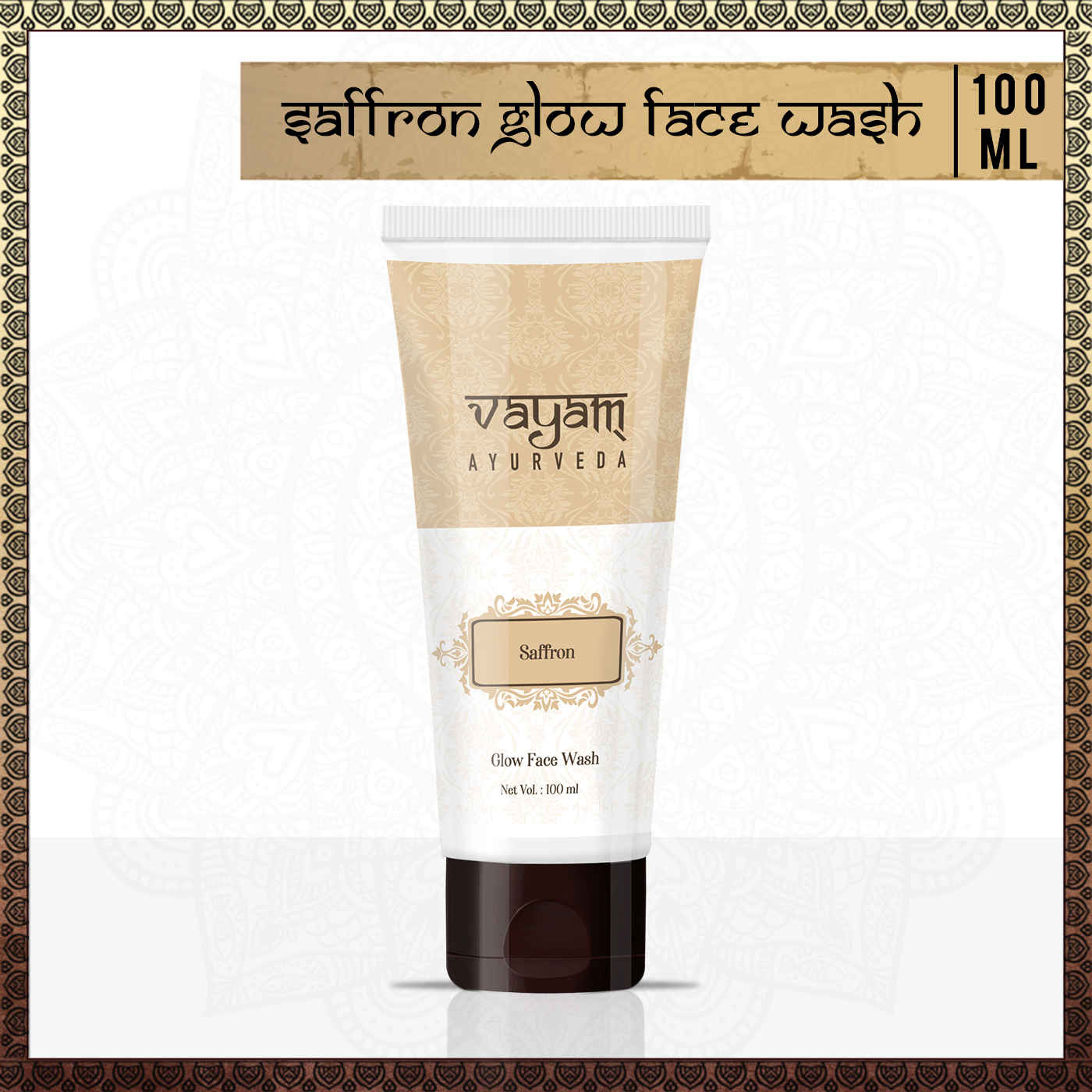 Buy Vayam Ayurveda Saffron Glow Face Wash (100 ml) - Purplle