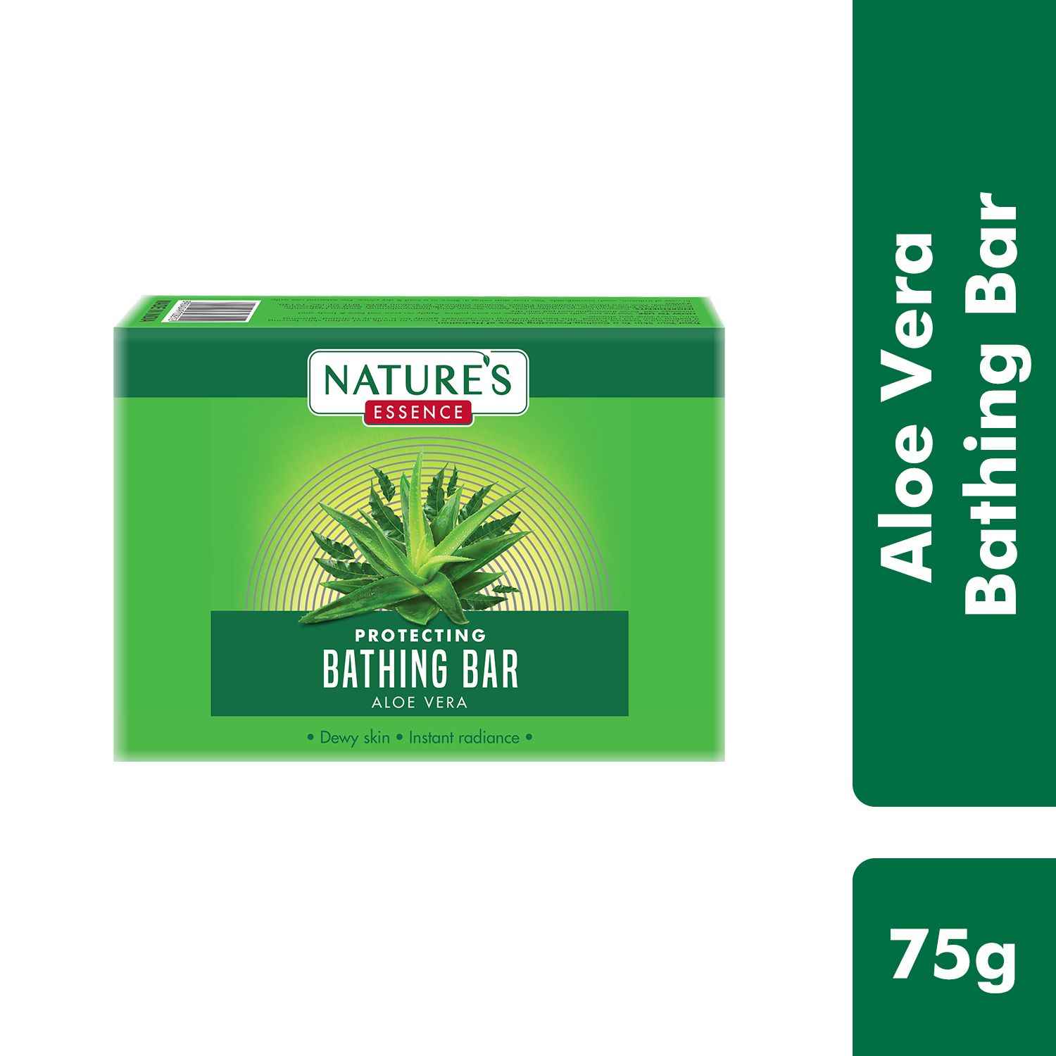 Buy Nature's Essence Aloevera Soap | For dewy skin and instant radiance | 75gm - Purplle