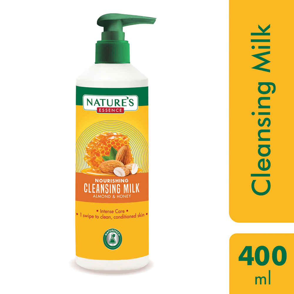 Buy Nature's Essence Almond & Honey Deep Cleansing Milk ( 400 ml) - Purplle
