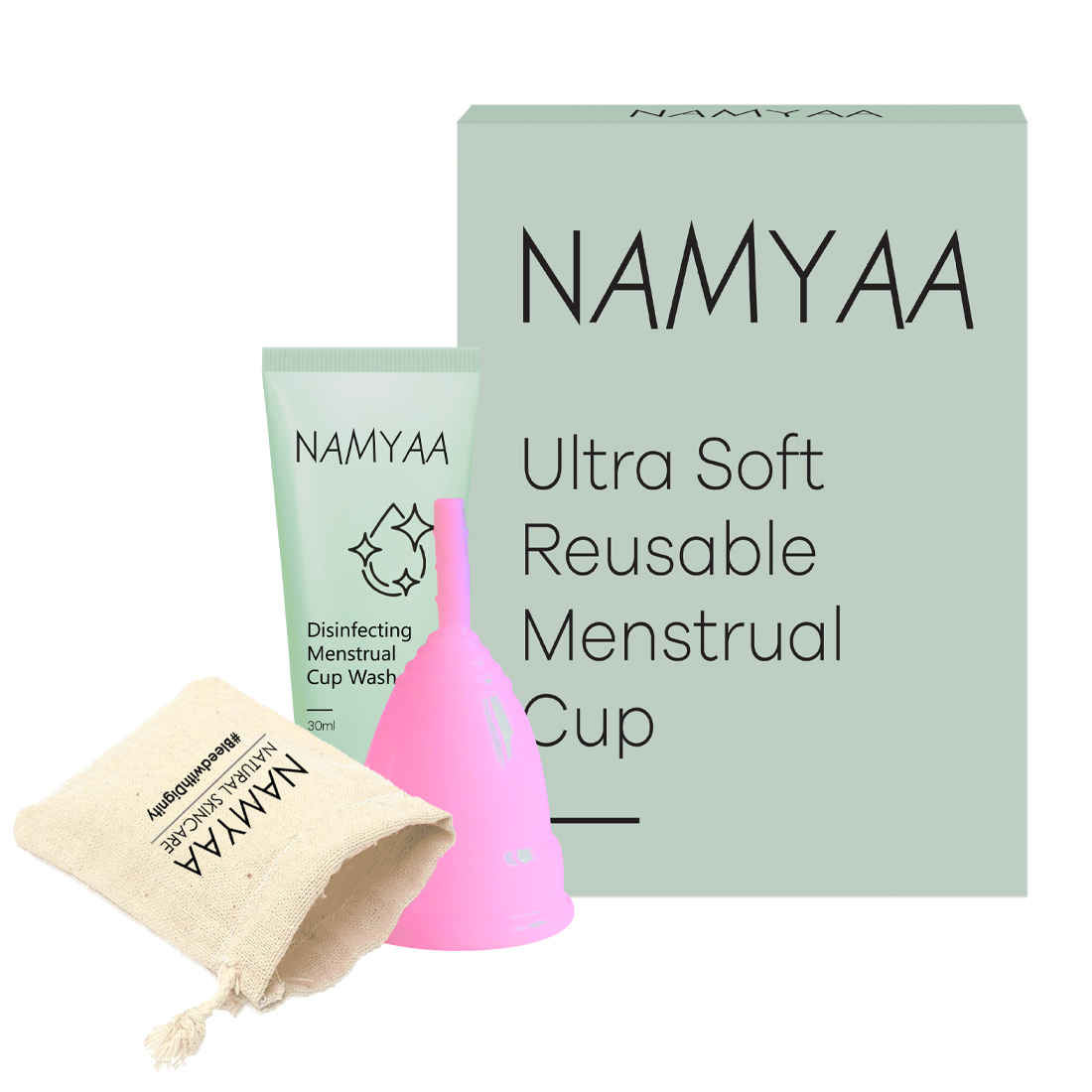 Buy Namyaa Menstrual Cup | Ultra Soft | Reusable | FDA compliant Medical Grade Silicone | Small - Purplle
