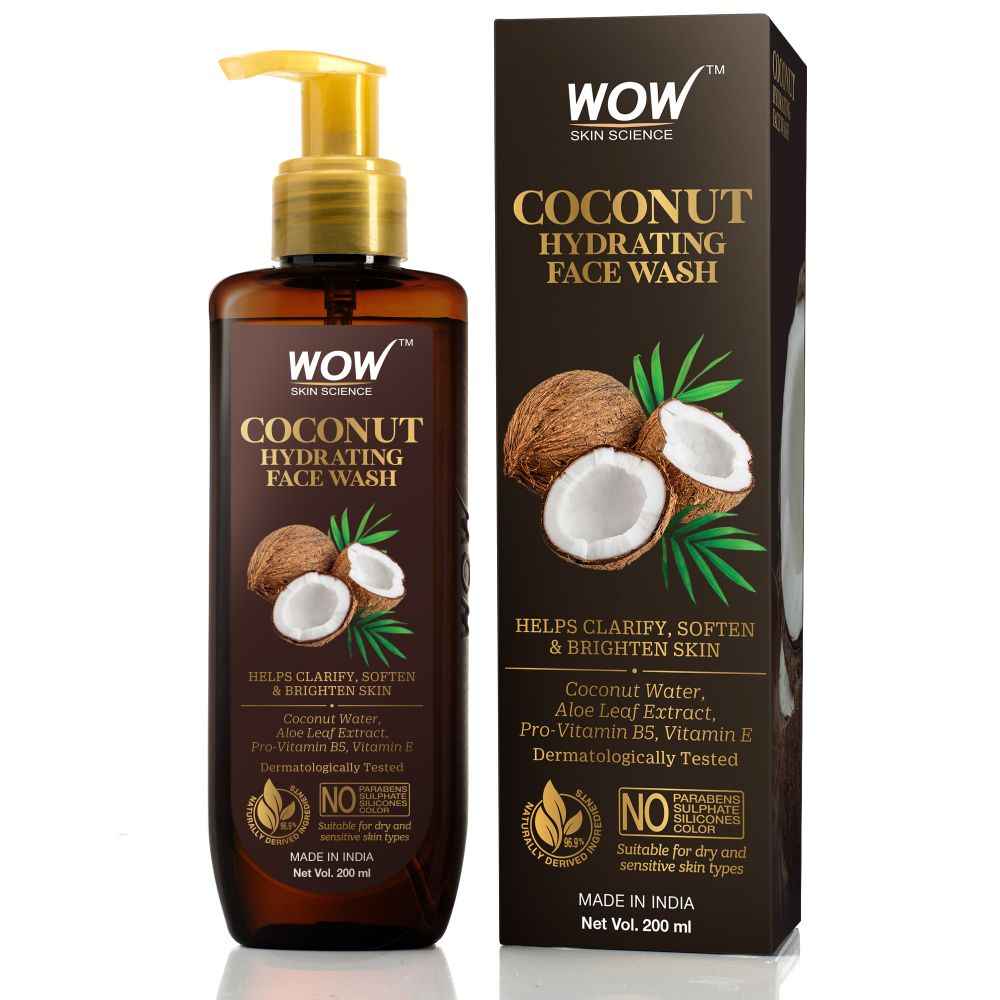 Buy WOW Skin Science Coconut Hydrating Face Wash (200 ml) - Purplle