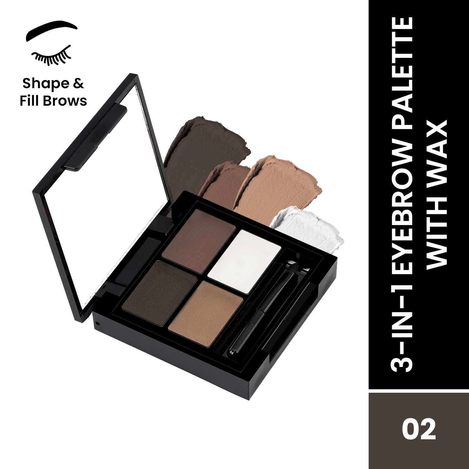 Buy Swiss Beauty Shape My Brows! Eyebrow Palette 02 (5 g) - Purplle