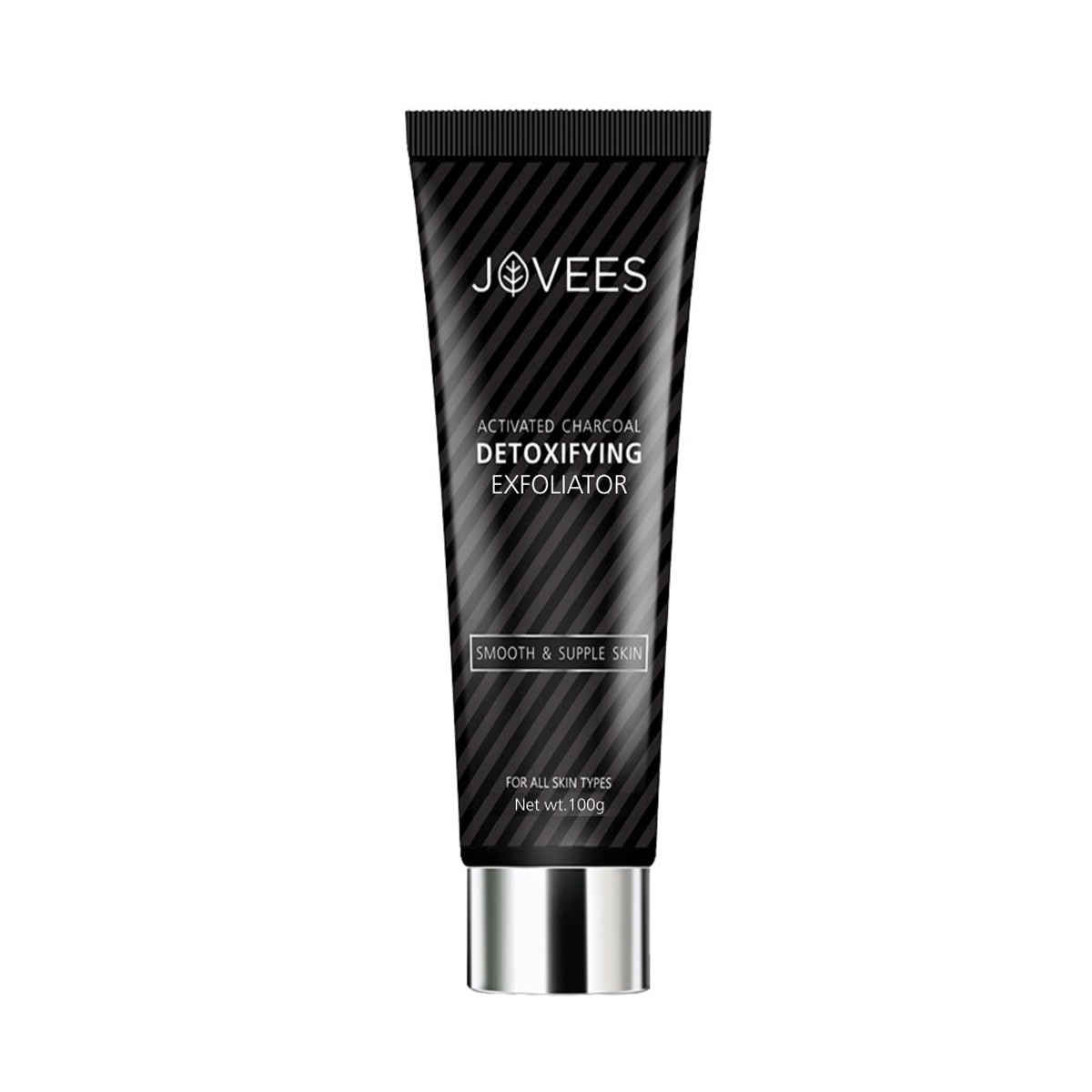 Buy Jovees Herbal Activated Charcoal Detoxifying Exfoliator For Soft & Hydrated Skin | For All Skin Types | Gently Remove Dead Skin | For Deep Skin Cleansing 100gm - Purplle