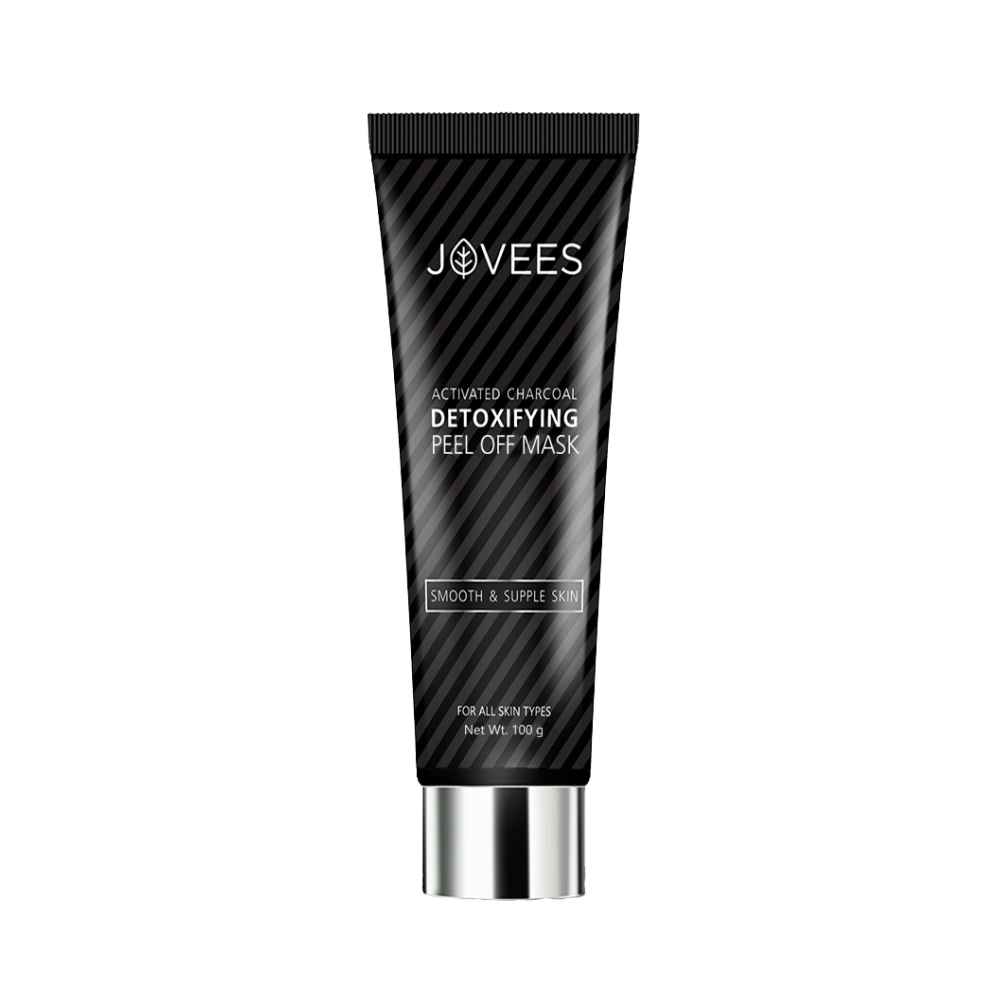Buy Jovees Herbal Activated Charcoal Detoxifying Peel Off Mask With Bamboo Charcoal & Moringa Seeds | Fights Pollution & De-Tans Skin | For Men & Women | 100g - Purplle