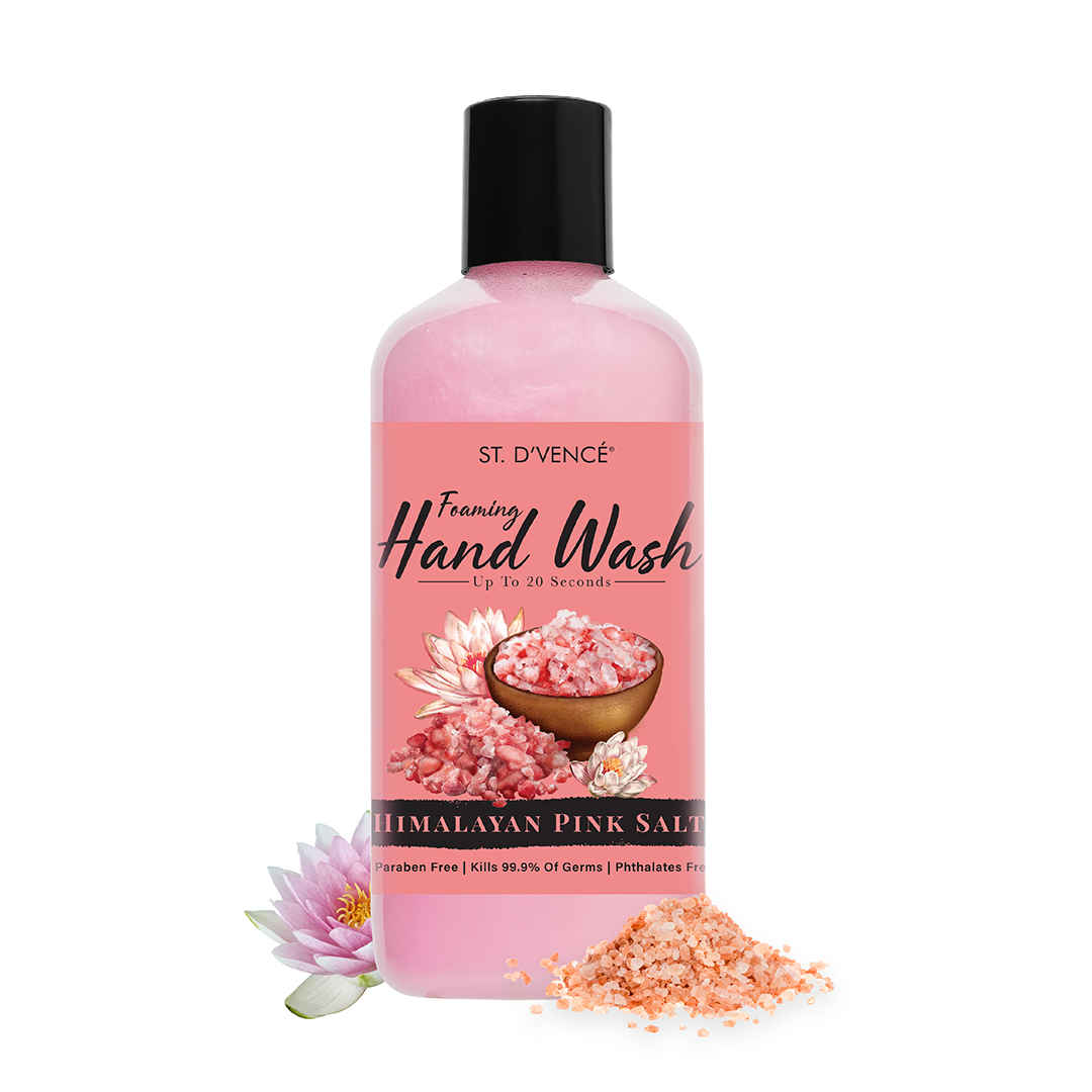 Buy ST. D'VENCE Himalayan Pink Salt with White Water Lily Hand Wash (300 ml) - Purplle