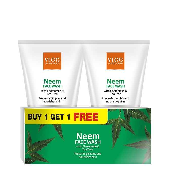 Buy VLCC Neem Face Wash (150 ml) (Buy 1 Get 1 Free) - Purplle