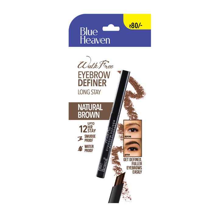 Buy Blue Heaven True Brow Eyebrow Definer, Natural brown, 0.45gms - Purplle
