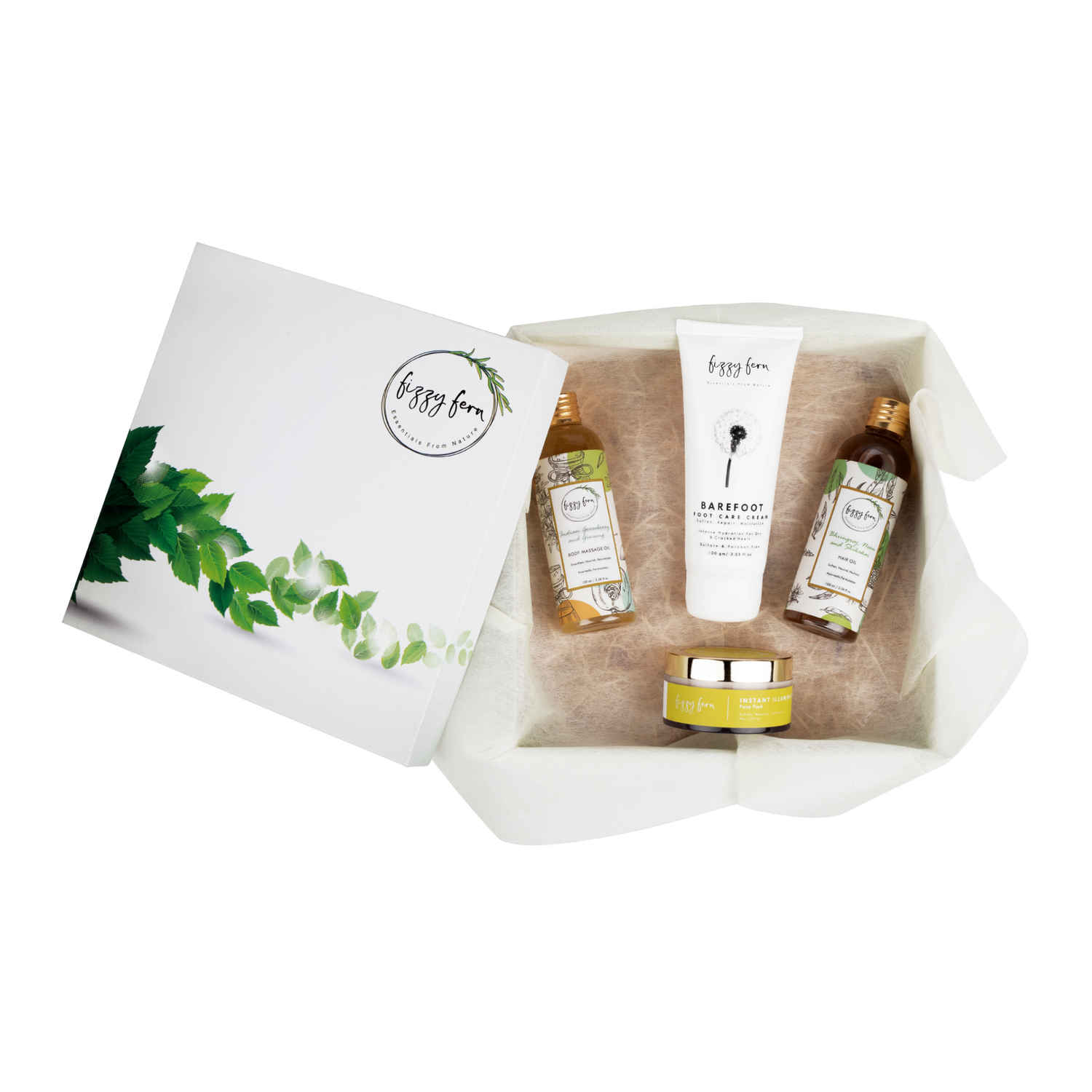 Buy Fizzy Fern Soulful spa Gift Box - Purplle