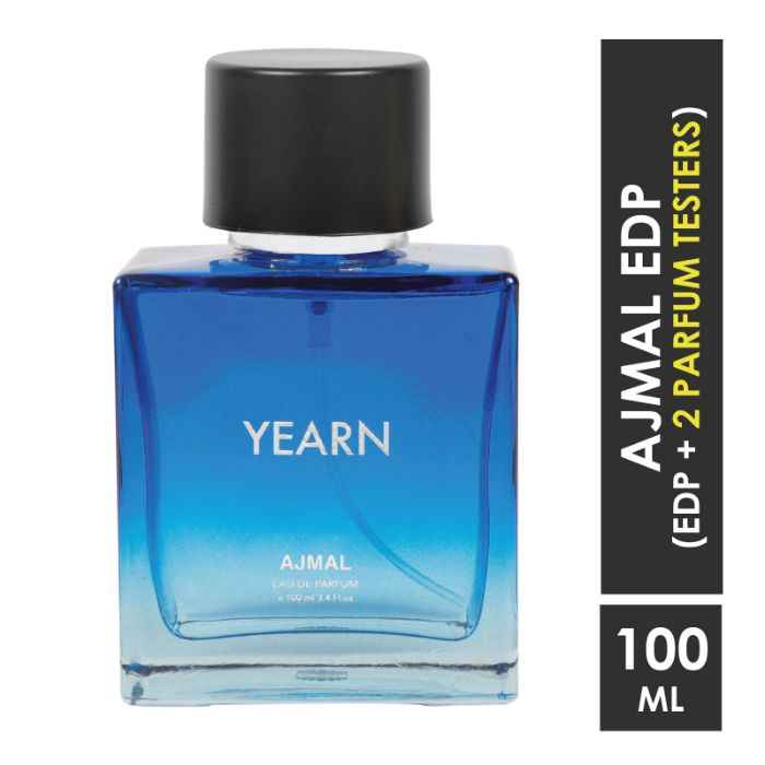 Buy Ajmal Yearn Eau De Parfum Aquatic Perfume (100 ml) Party Wear for Men - Purplle