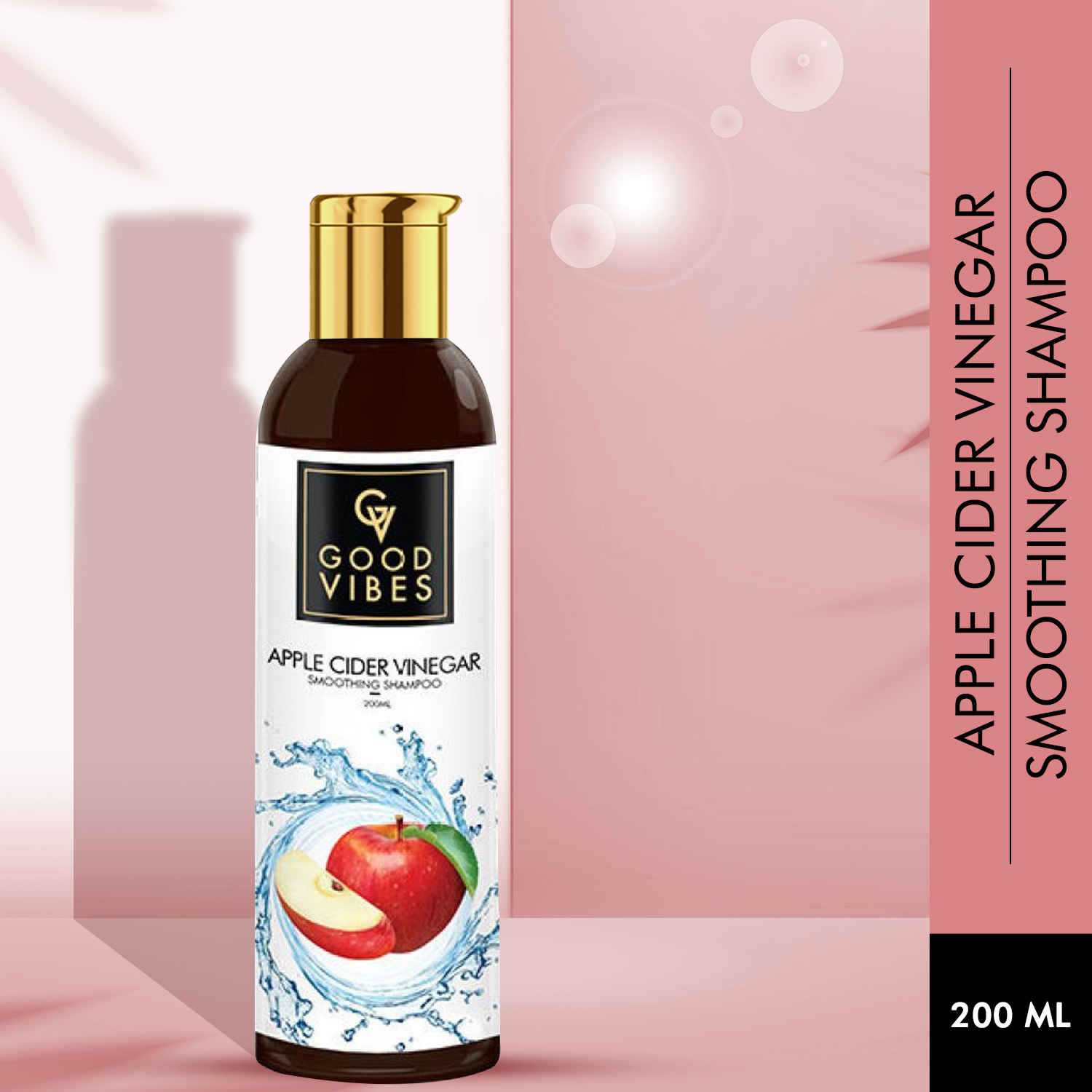 Buy Good Vibes Smoothing Shampoo - Apple Cider Vinegar (200 ml) - Purplle