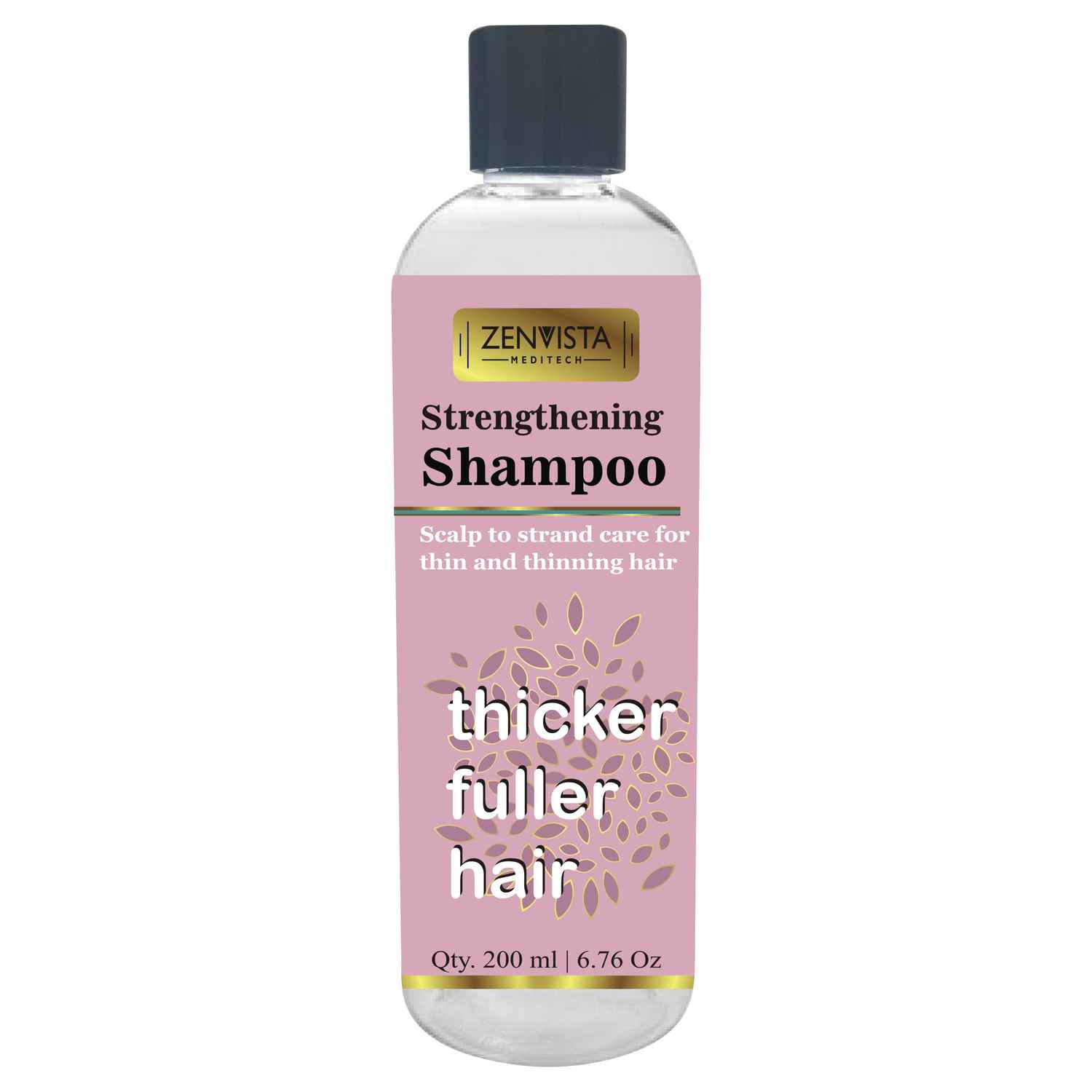 Buy Zenvista Strengthening Hair Shampoo, For Hair Growth+ Hair Fall Control, With Hibiscus Extract, Onion & Almond, Bhringraj, Primrose (200 ml) - Purplle