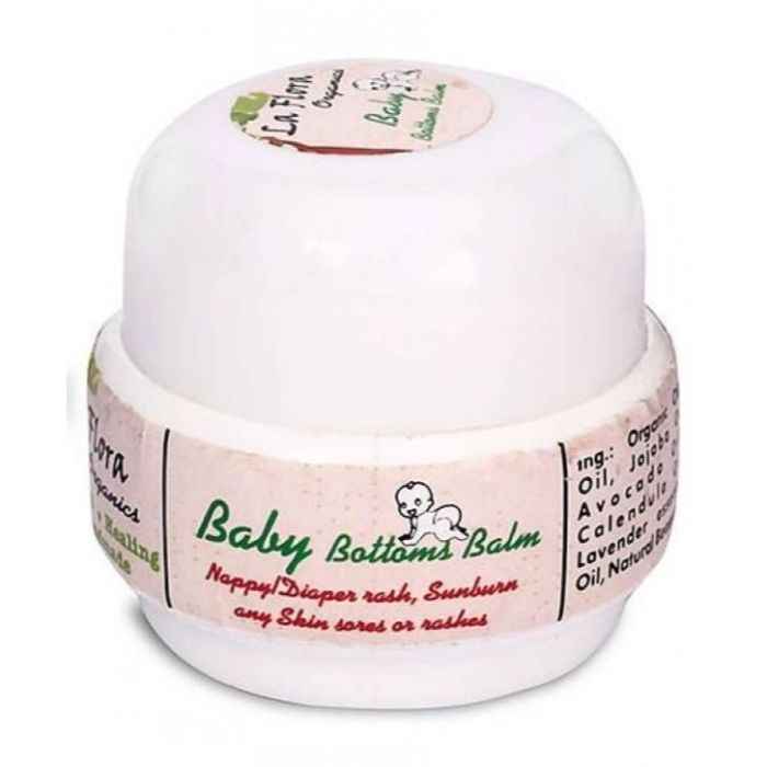 Buy La Flora Organics Baby's Bottoms Balm-Herbal nappy rash balm - Purplle