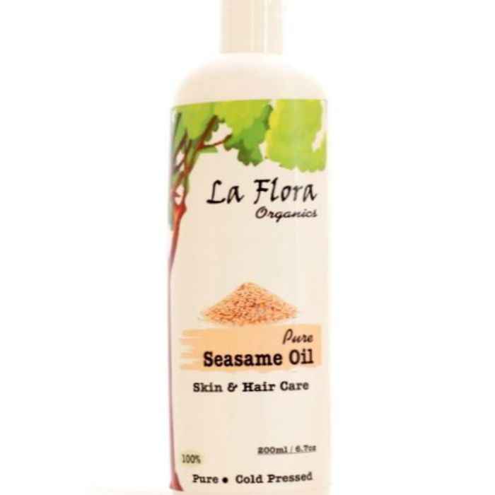 Buy La Flora Organics Pure Sesame Oil-Skin & Hair care (200 ml) - Purplle