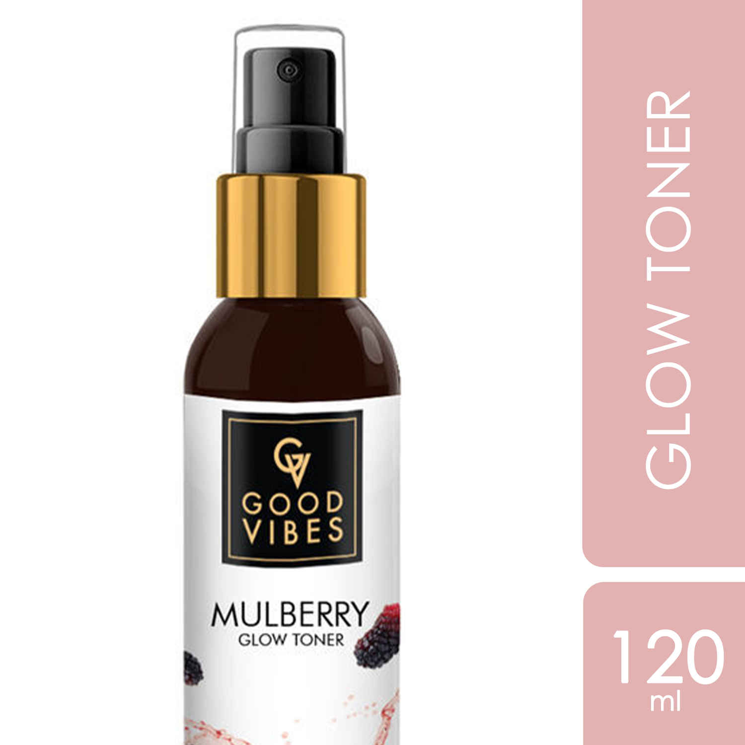 Buy Good Vibes Mulberry Glow Toner | With Honey | Anti-Ageing, Shrinks Pores | No Parabens, No Alcohol, No Sulphates, No Mineral Oil (120 ml) - Purplle