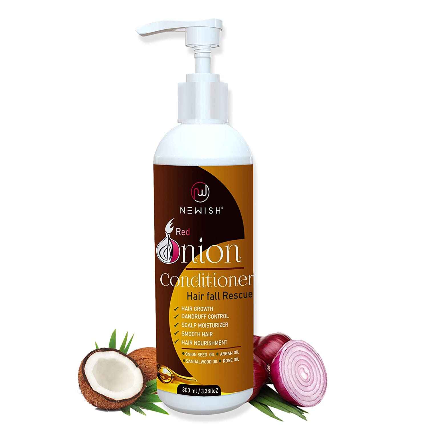 Buy Newish Onion Conditioner for Hair Growth Women & Men (300 ml) - Purplle