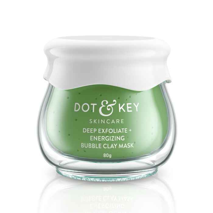 Buy Dot & Key Deep Exfoliate + Energizing Bubble Clay Mask (60 g) - Purplle