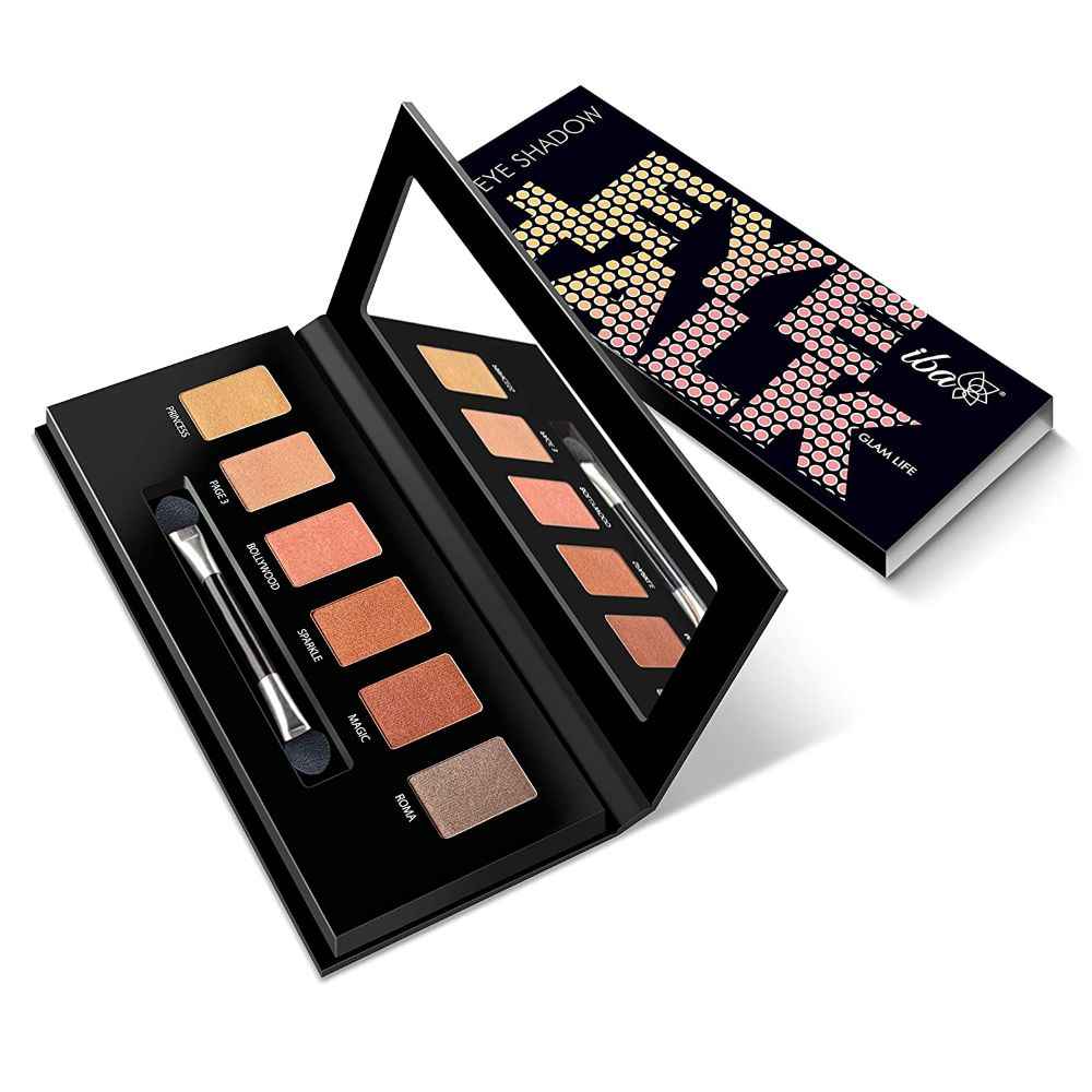 Buy Iba Eye Talk Hd Eye Shadow, Glam Life, 6 g l Velvety Smooth l Easy to blend l Long-stay high-intensity colors - Purplle