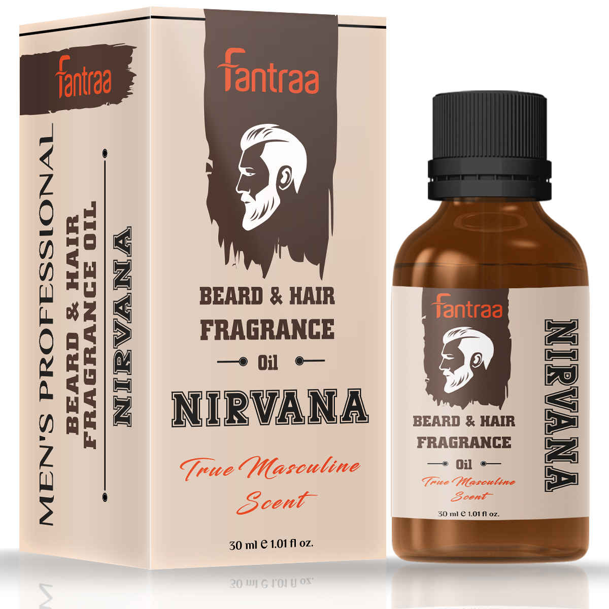 Buy Fantraa Beard and Hair Fragrance Oil - 30 ml (Nirvana) - Purplle