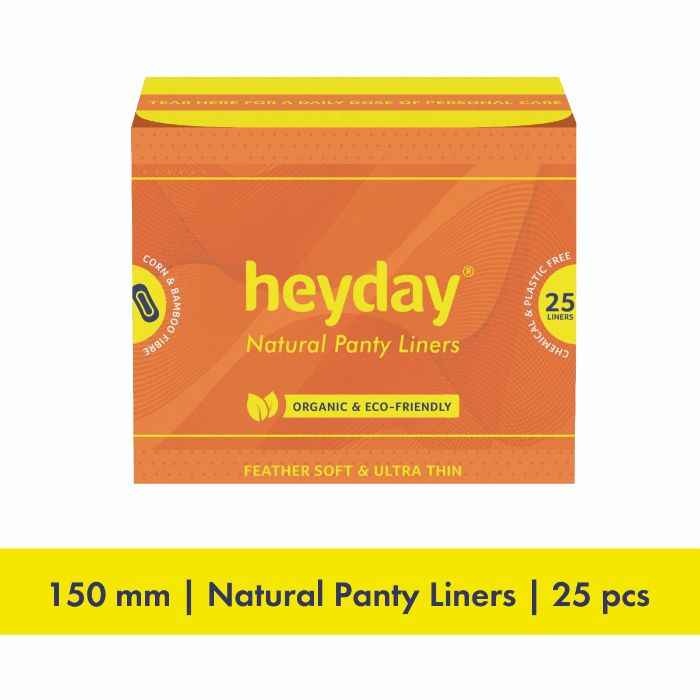 Buy Heyday Natural & Organic Panty Liners (25 Liners) - Purplle