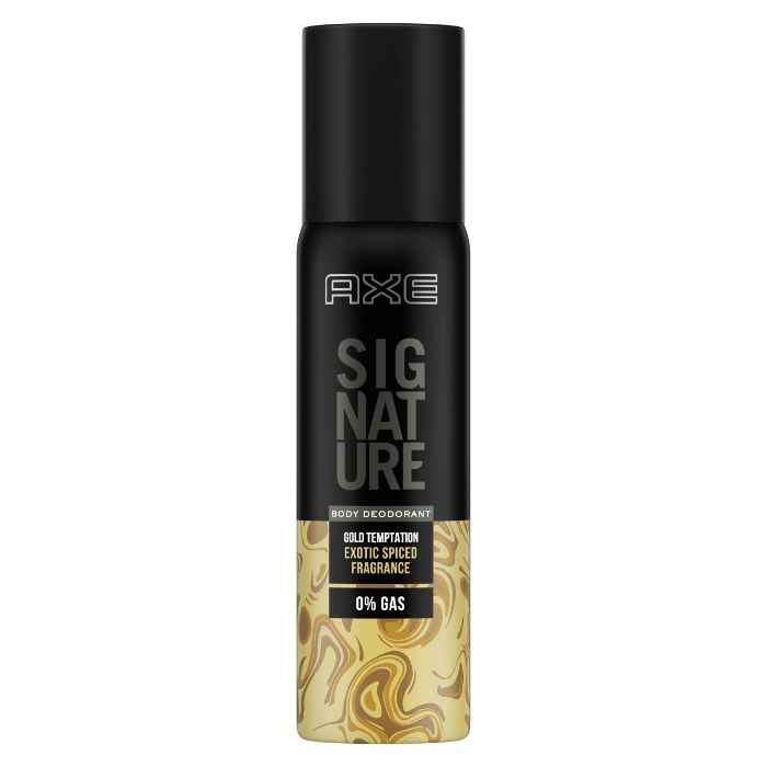 Buy Axe Signature Gold Temptation, No Gas Body Deodorant For Men (154 ml) - Purplle