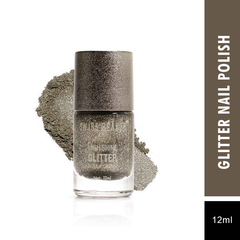 Buy Swiss Beauty High Shine Glitter Nail Polish 3 (12 ml) - Purplle