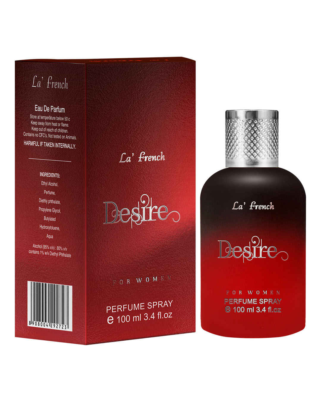 Buy La French Desire Perfume By La' French, Eau De Parfum (100 ml) - Ideal Women - Purplle