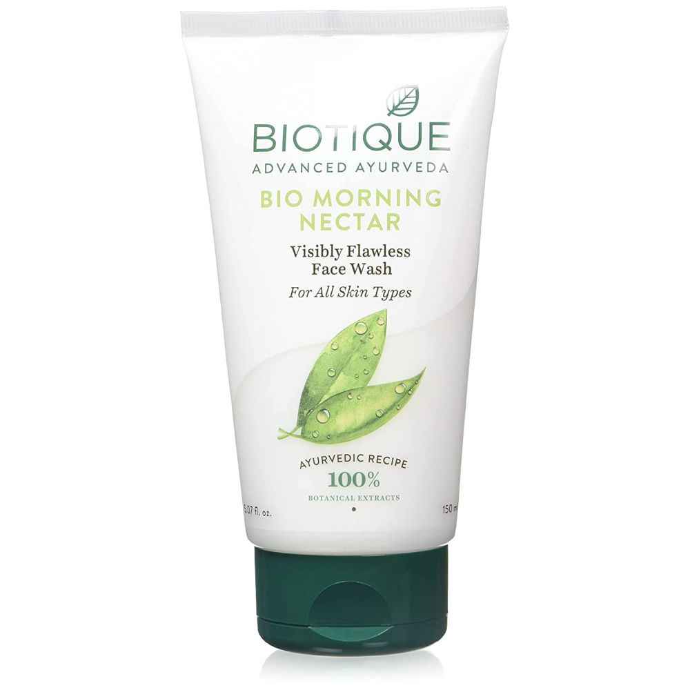 Buy Biotique Bio Morning Nectar Visibly Whitening Scrub Wash (150 ml) - Purplle