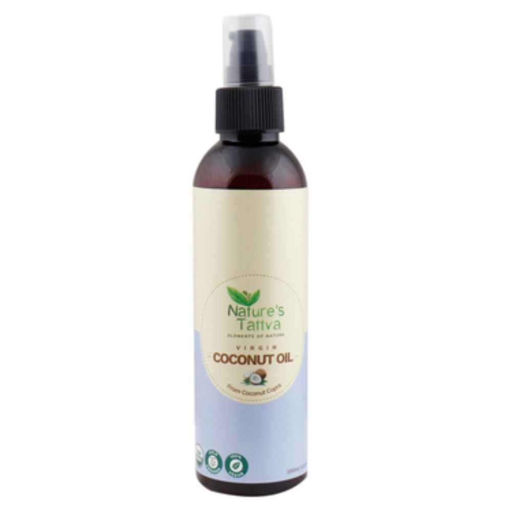 Buy Nature's Tattva Virgin Certified Organic Coconut Oil For Skin & Hair, Cold Pressed from Kerala - Purplle