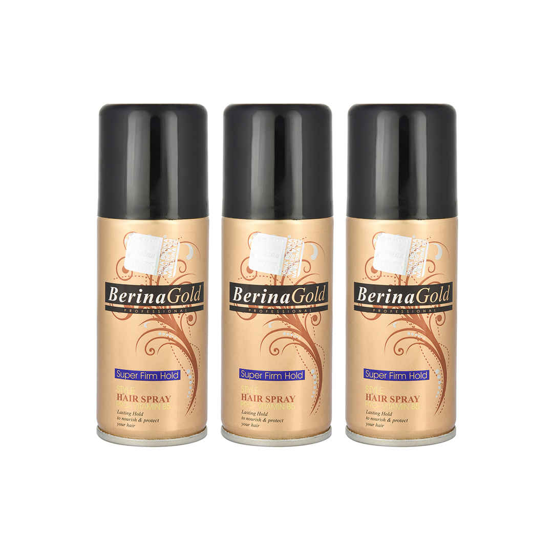 Buy Berina Hair Spray, 75 ml Pack of 3 - Purplle