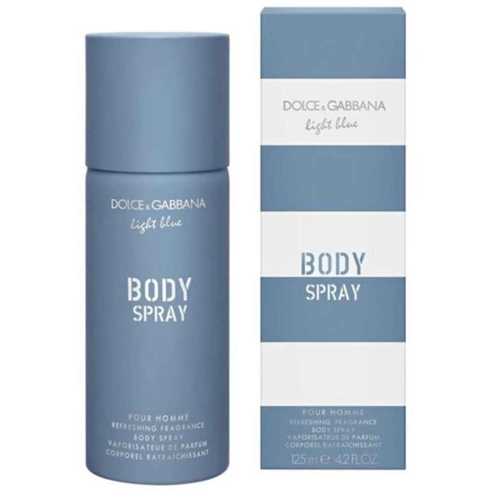 Buy Dolce & Gabbana Pour Homme Light Blue Body Spray for Men (125 ml) - Purplle