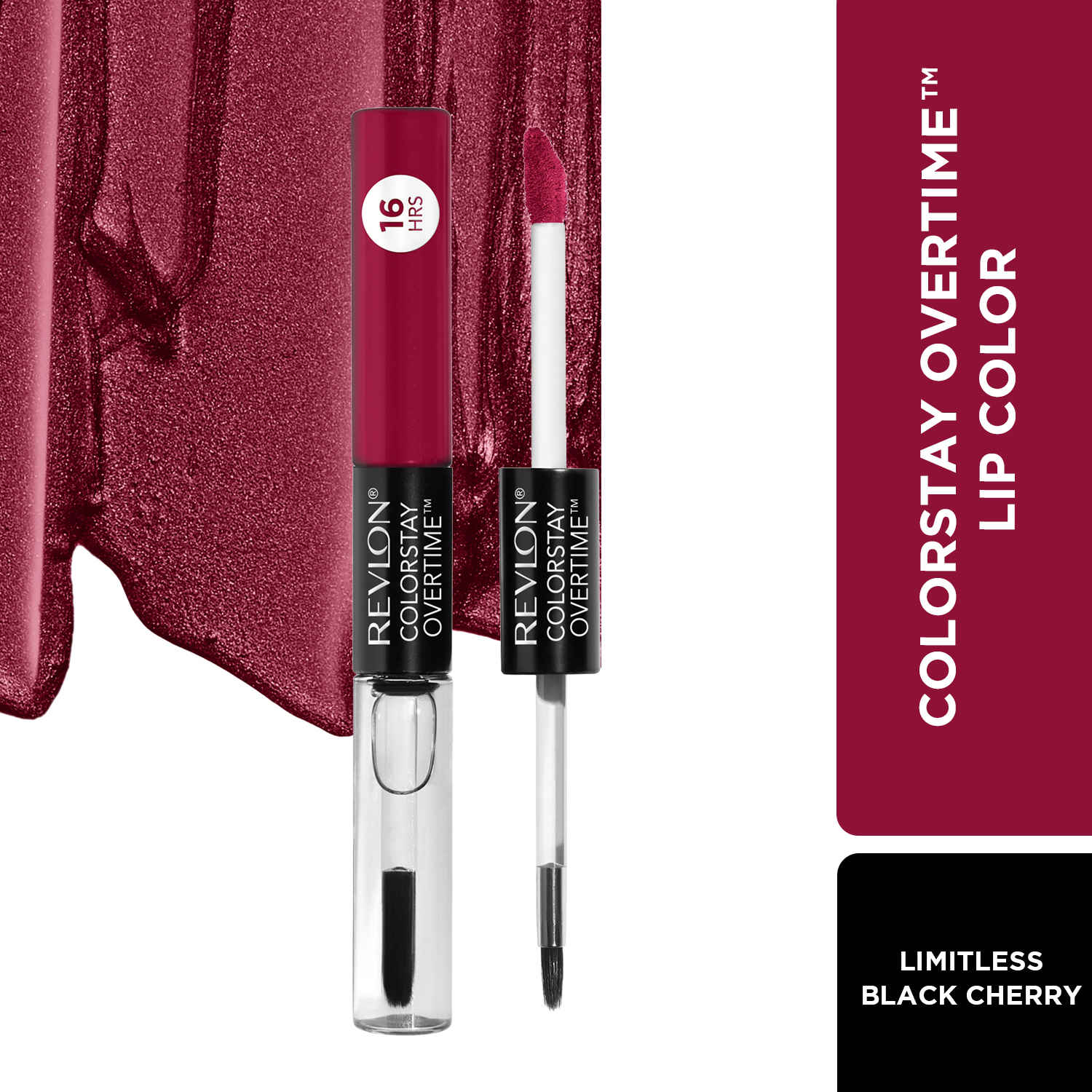 Buy Revlon Colorstay OverTime LipColor - Limitless Black Cherry - Purplle