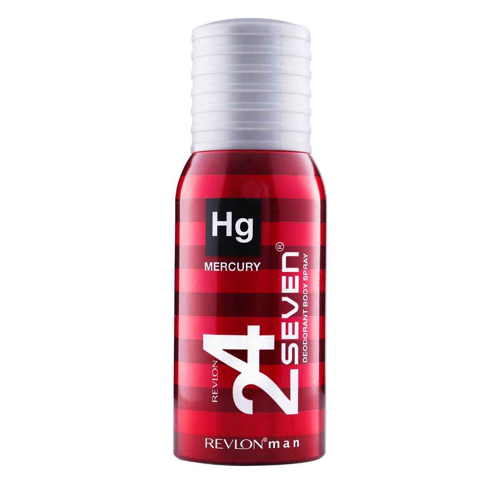 Buy Revlon 24 Seven Deodorant Body Spray for Man – Mercury - Purplle