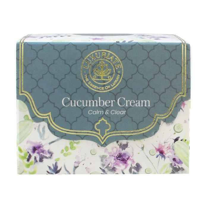 Buy LUXURIATE Cucumber Calming & Anti Aging Moisturizing Skin Facial Massage Cream for Men and Women(50 g) - Purplle