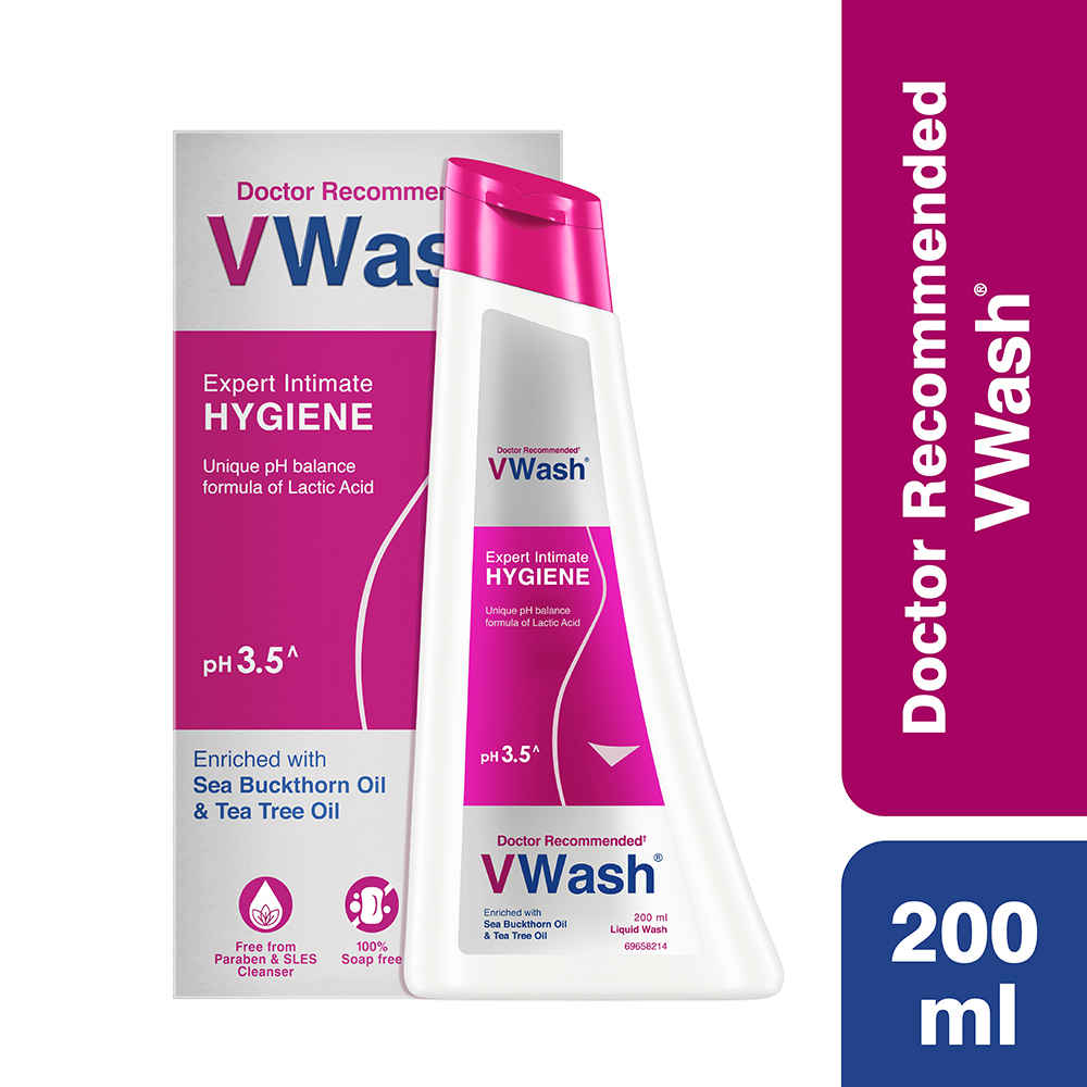Buy VWash Plus Expert Intimate Hygiene, 200 ml - Purplle