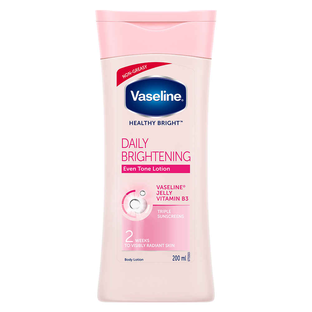 Buy Vaseline Healthy Bright Daily Brightening Body Lotion, For Healthy & Glowing Skin, 200 ml - Purplle