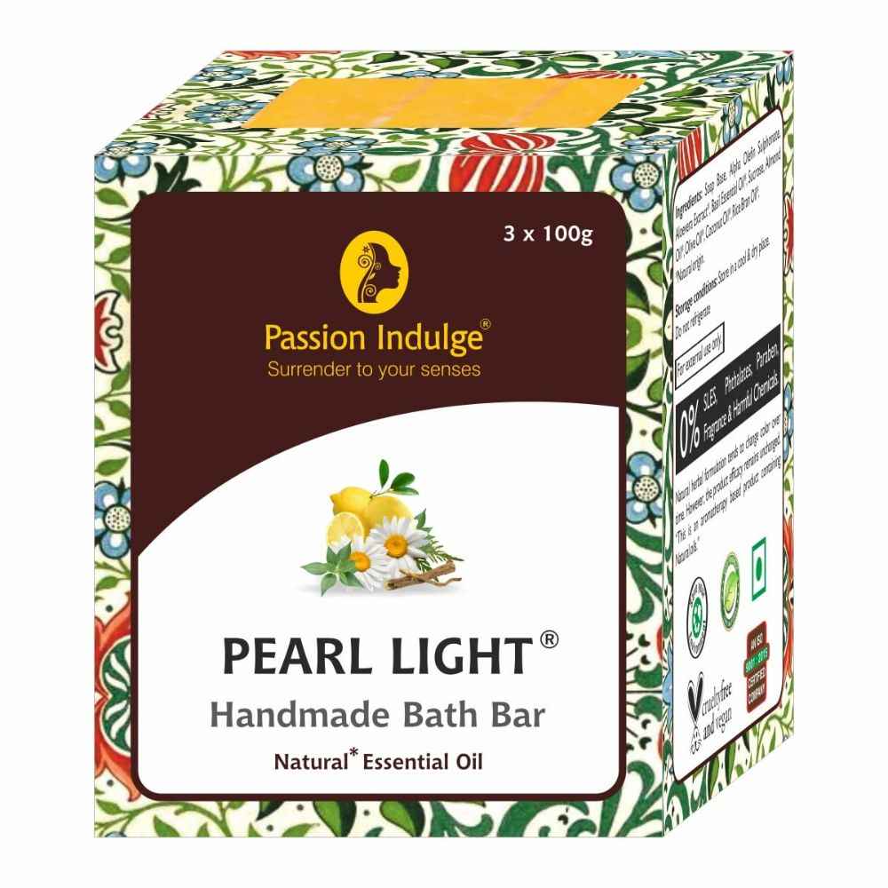 Buy Passion Indulge PEARL LIGHT Handmade Bath Bar Soap - 100GM Each ( PACK OF 3 ) - Purplle