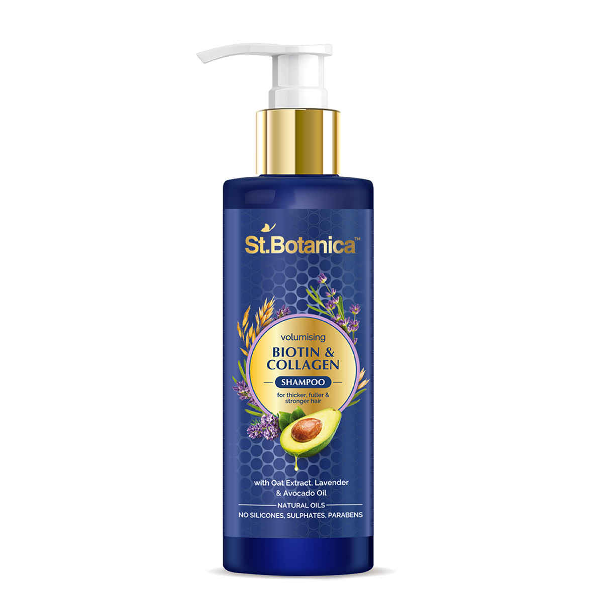 Buy St.Botanica Biotin & Collagen Volumizing Hair Shampoo - For Thicker, Fuller and Healthy Hair (200 ml) - Purplle