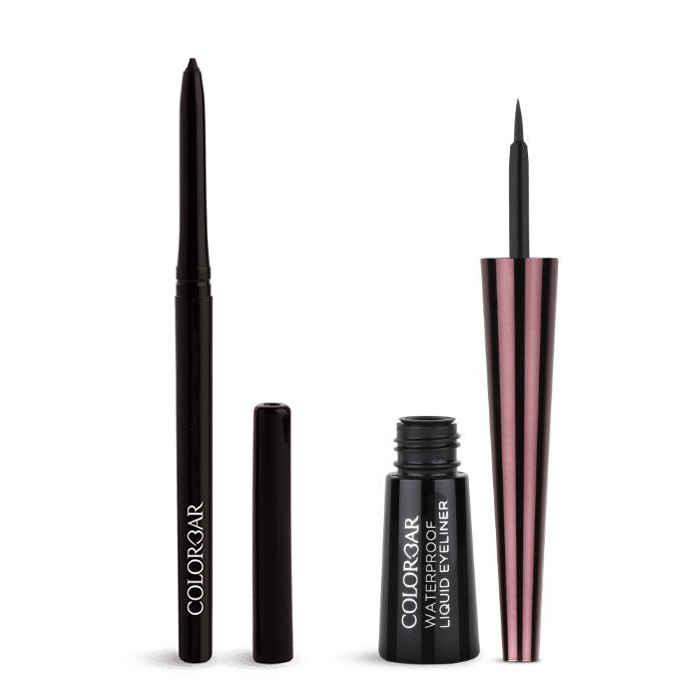 Buy Colorbar Waterproof Eyeliner & Kajal - Purplle