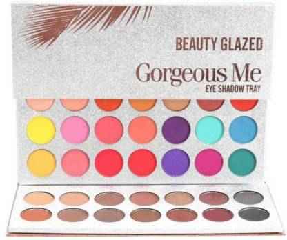 Buy Beauty Glazed Gorgeous Me Eye Shadow Tray 63 Color (25 g) - Purplle