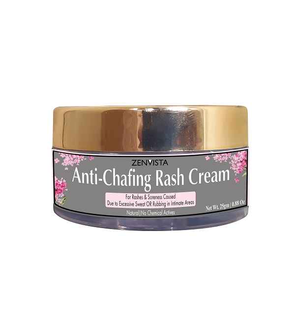 Buy Zenvista Meditech Natural Rash Cream for Rash Chafing Due to Sanitary Pads,Heavy thighs, Sports Activities, Waxing, Gymming (25 gm) - Purplle